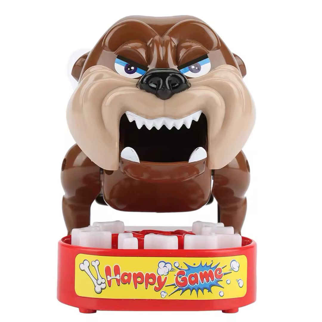 Bulldog Bite Challenge – front view on white
