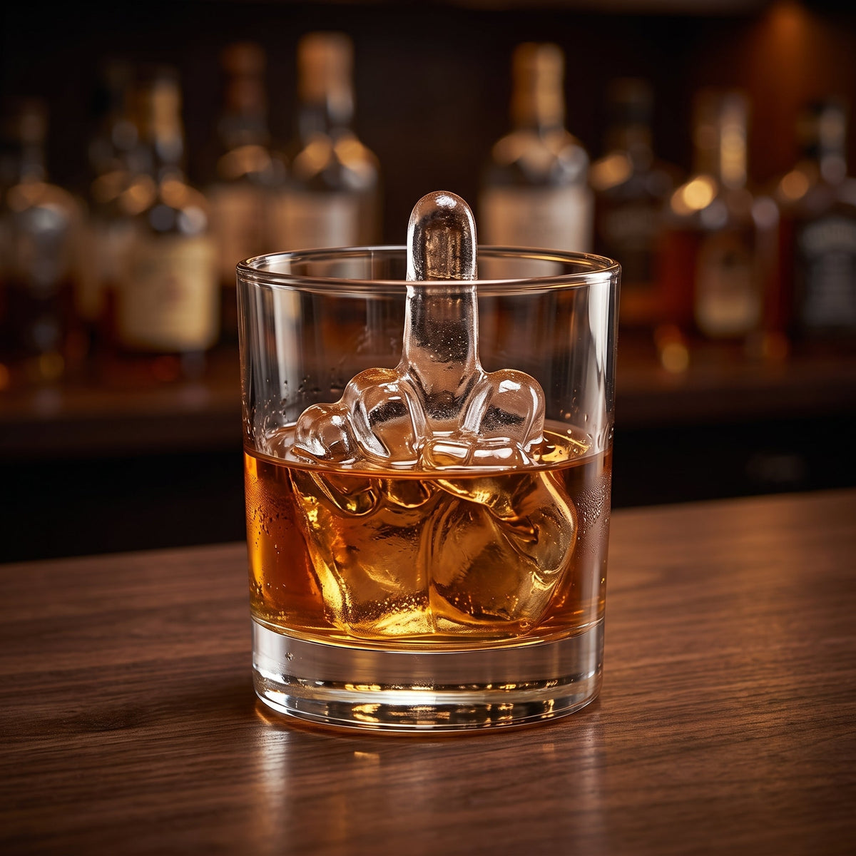 Ice With Attitude – Middle Finger Ice Cube Mold