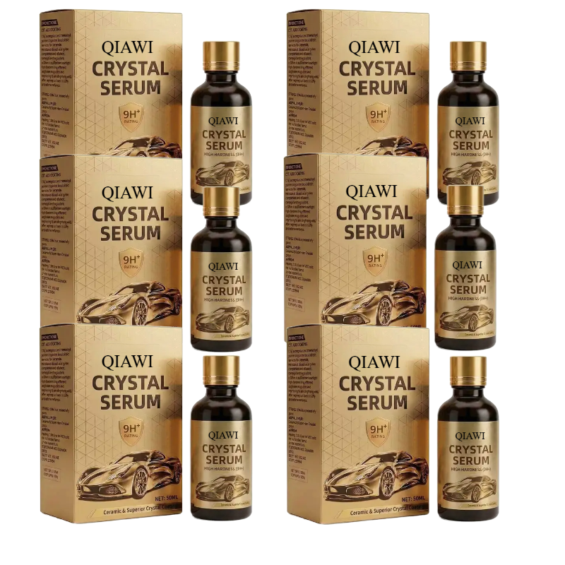 Crystal Serum – Advanced Graphene Ceramic Coating for Cars,9H Graphene Coating for Auto Car Detailing,10+ Years of Long Lasting Car Protection,Gloss Hydrophobicty Anti Scratch