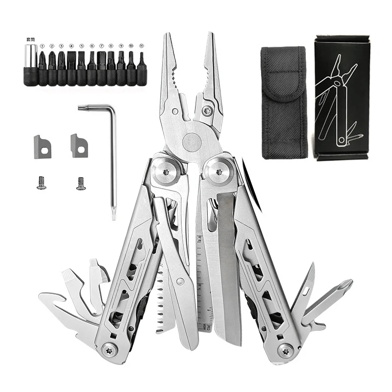 đď¸16âinâ1 MultiâTool Pliers with FullâSize Folding Scissors