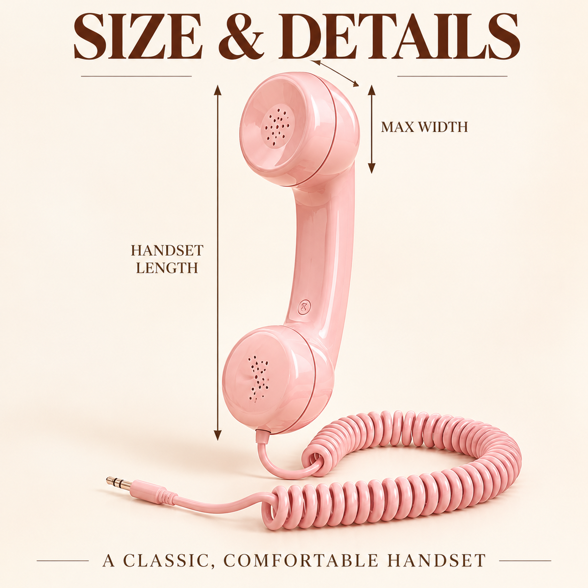 Ringlet Retro Phone Handset for Smartphones – Bring Back the ’80s