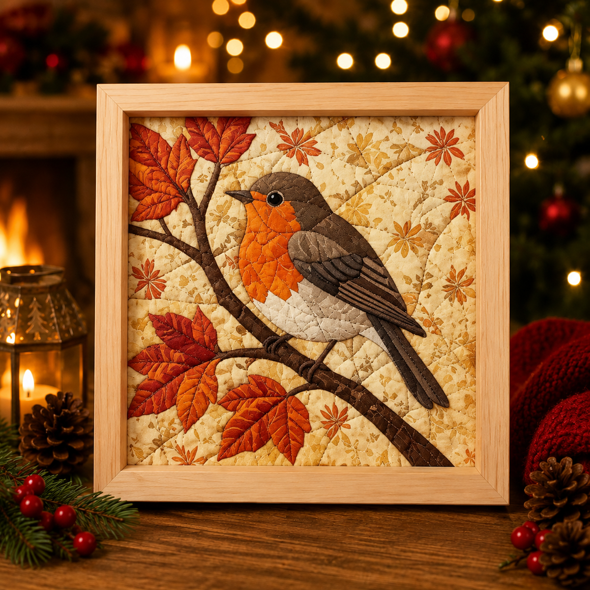 🔥2026 Xmas Sale - 🎄 Christmas Memory Fabric Art DIY Kit
