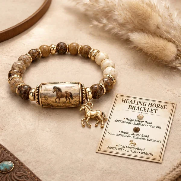 🔥🔥Limited Edition🐎 Western Horse Guardian Crystal Bracelet👍