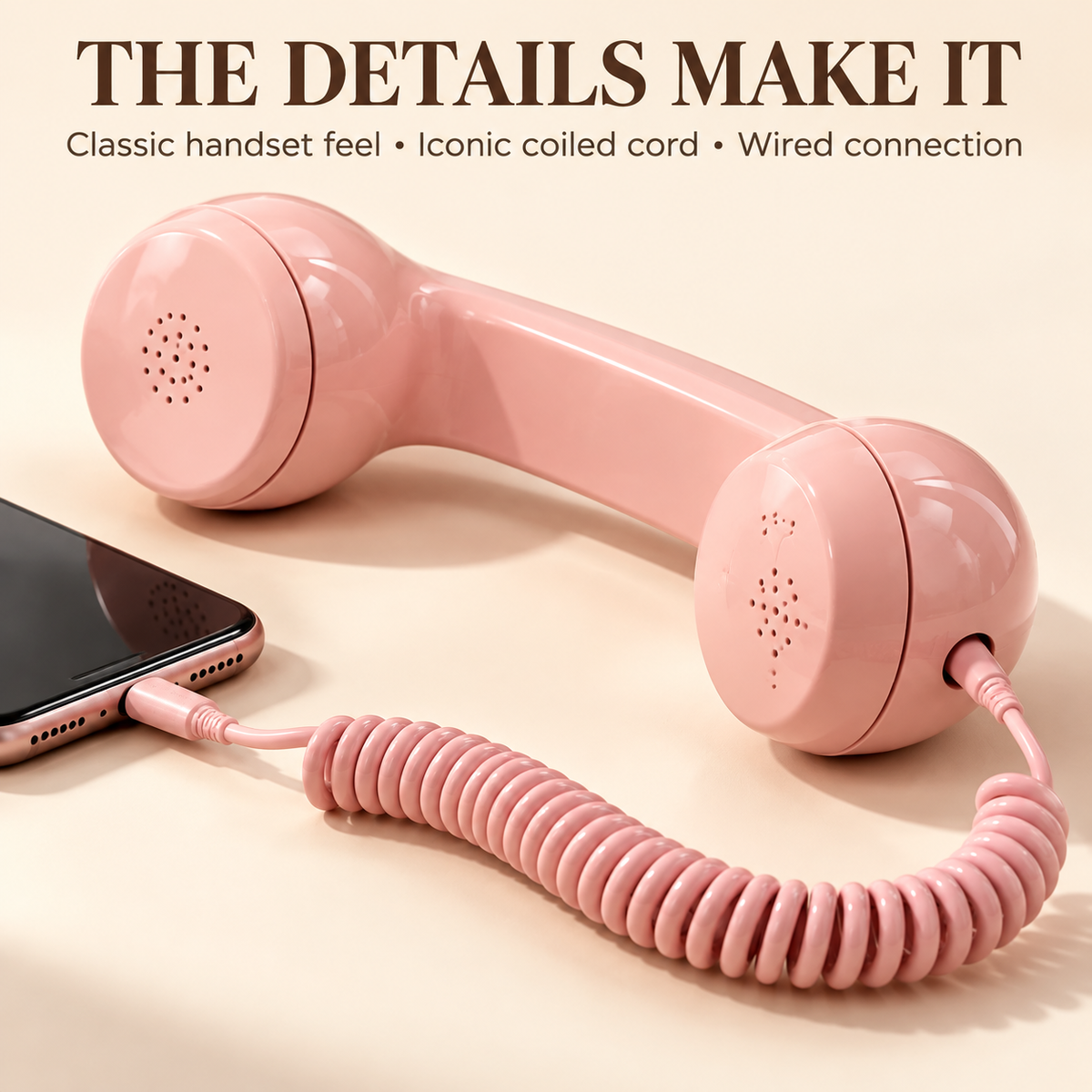Ringlet Retro Phone Handset for Smartphones – Bring Back the ’80s