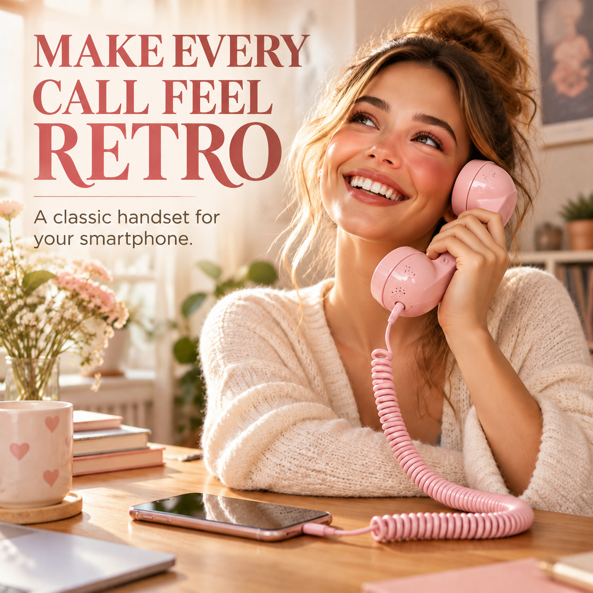 Ringlet Retro Phone Handset for Smartphones – Bring Back the ’80s