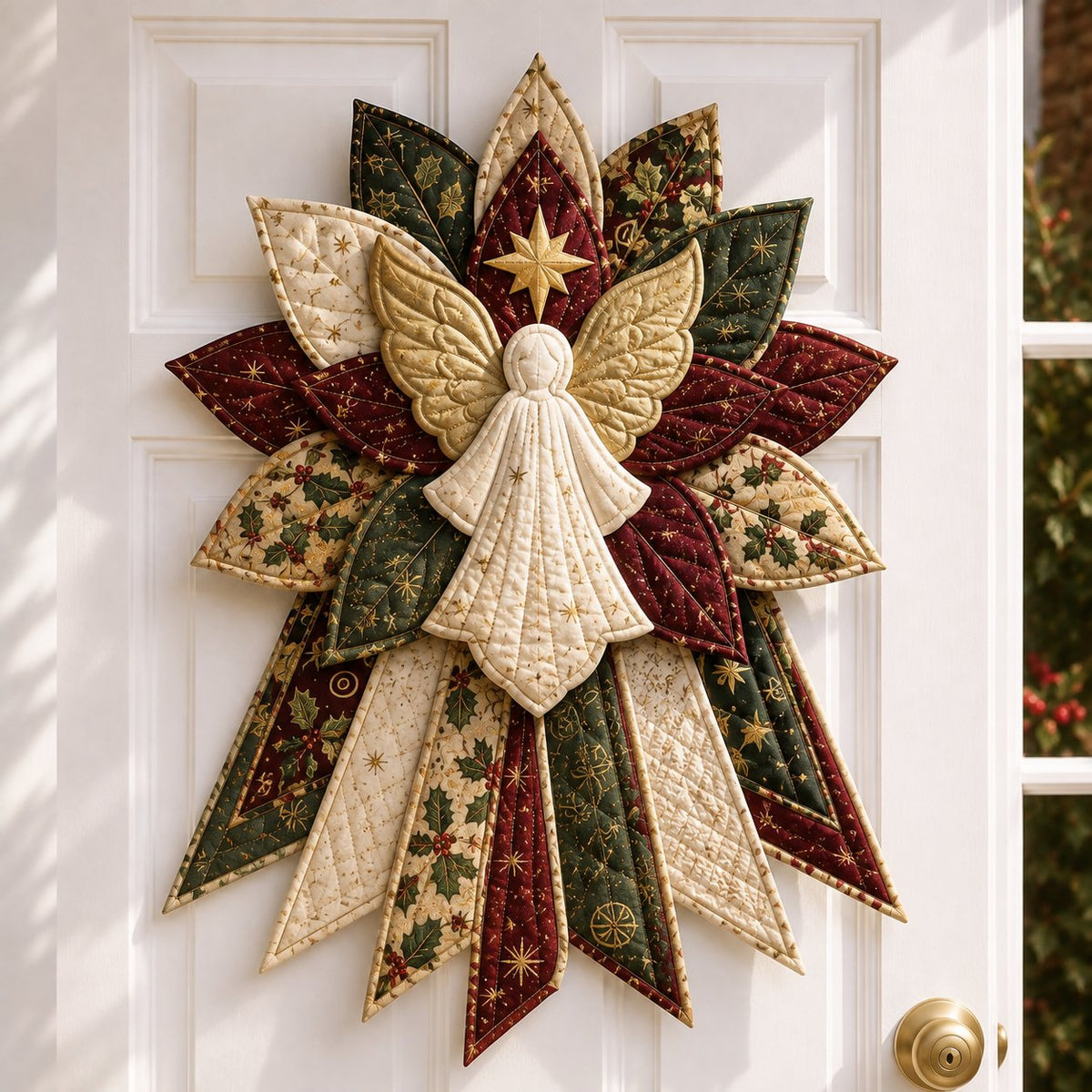 ๐ Holiday Celebration 49% OFF ๐ โ Festive Quilted Christmas Door Hanging DIY Sewing Kit