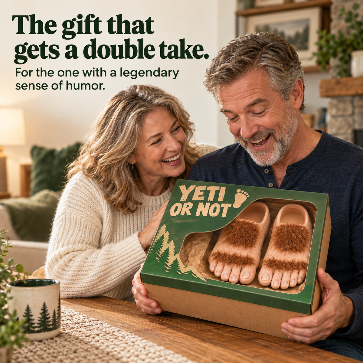 YETI OR NOT BIGFOOT FEET - Realistic Giant Foot Shoe