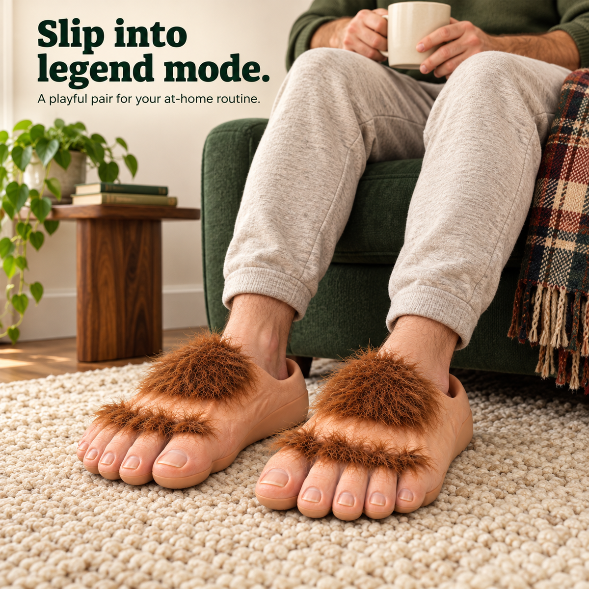 YETI OR NOT BIGFOOT FEET - Realistic Giant Foot Shoe