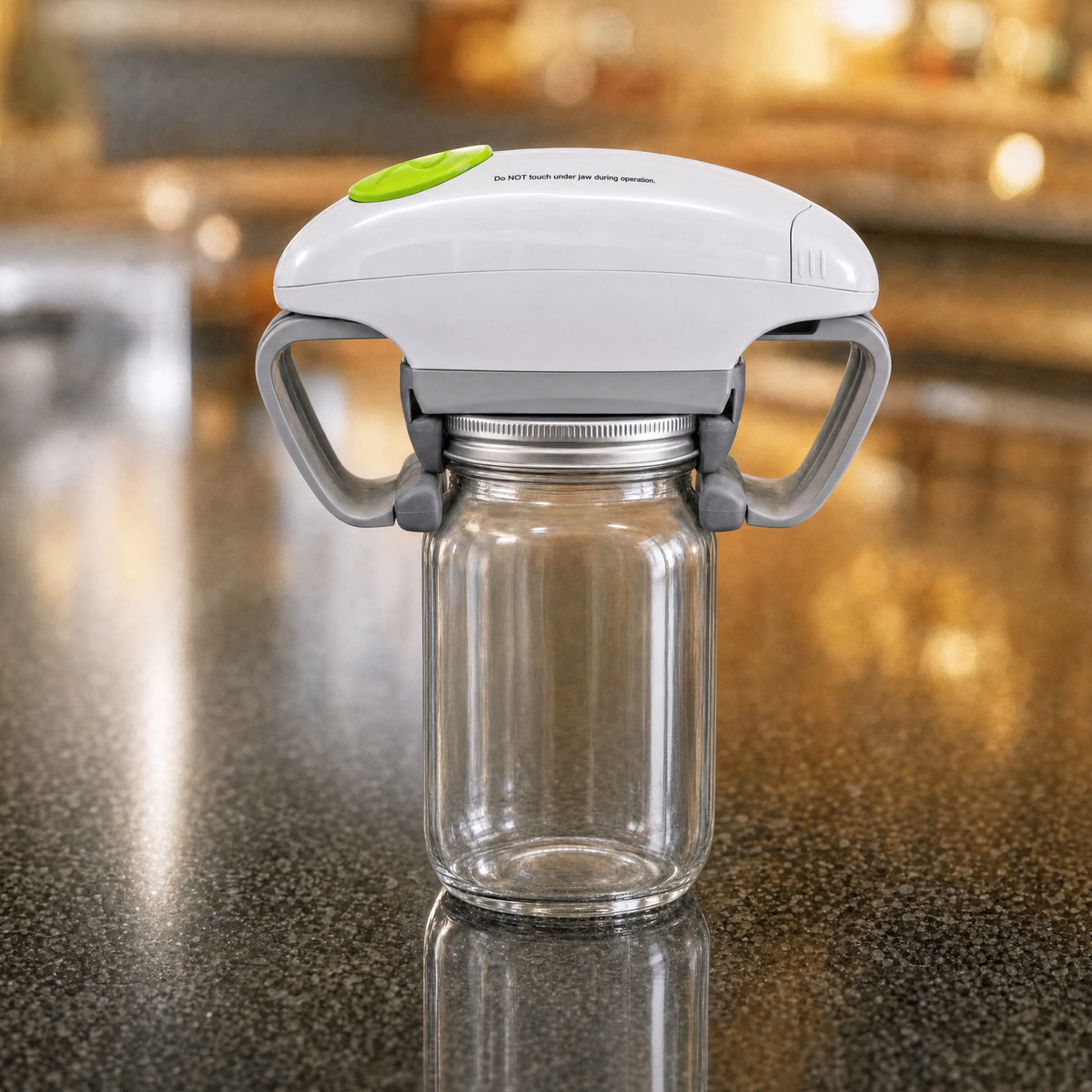 One-Touch Automatic Jar Opener – 🫙Hands-Free Electric Lid Twister for Seniors & Arthritis