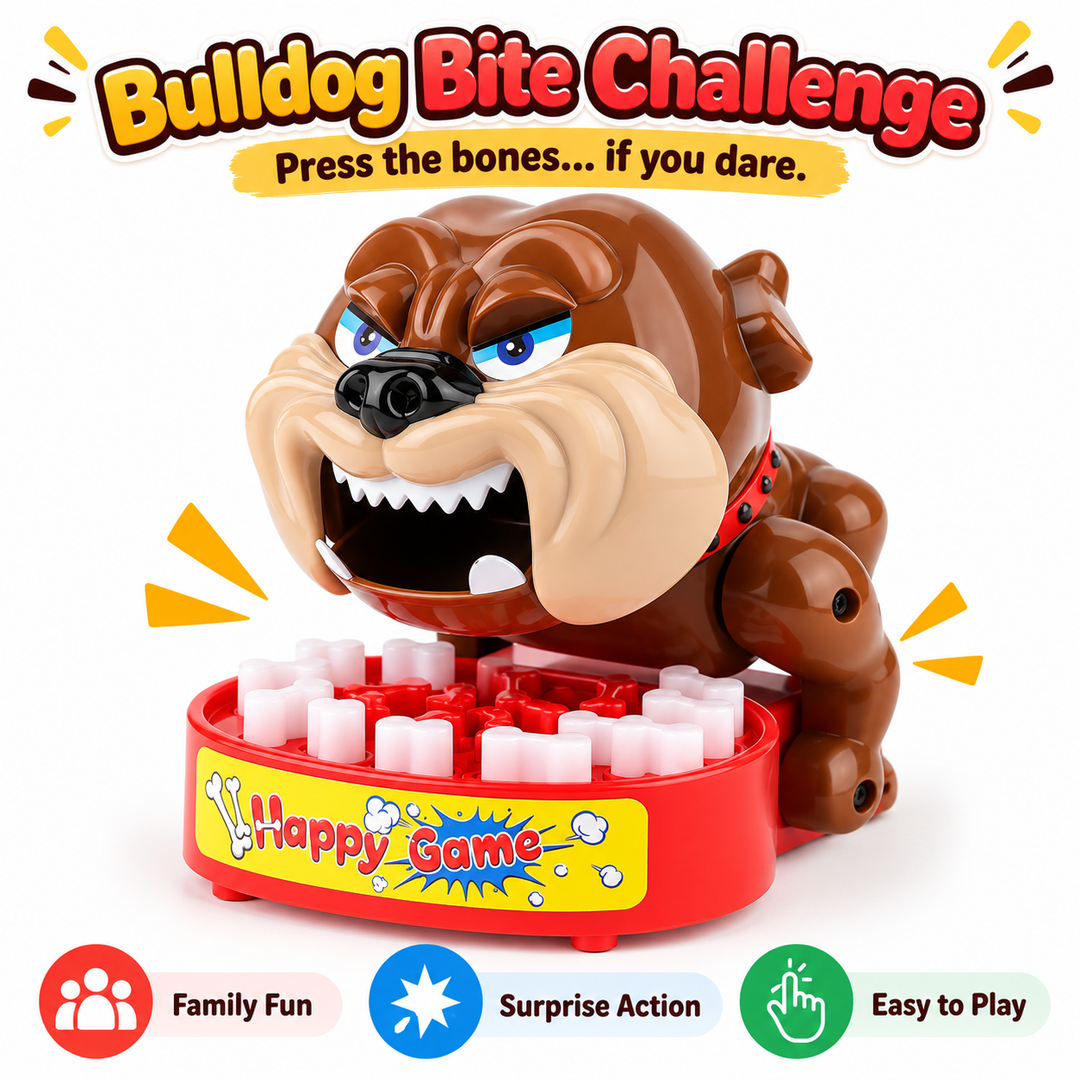 Bulldog Bite Challenge main product infographic