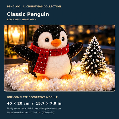Pengloo™ Snowy Christmas Penguin Décor | Choose 1 or All 5