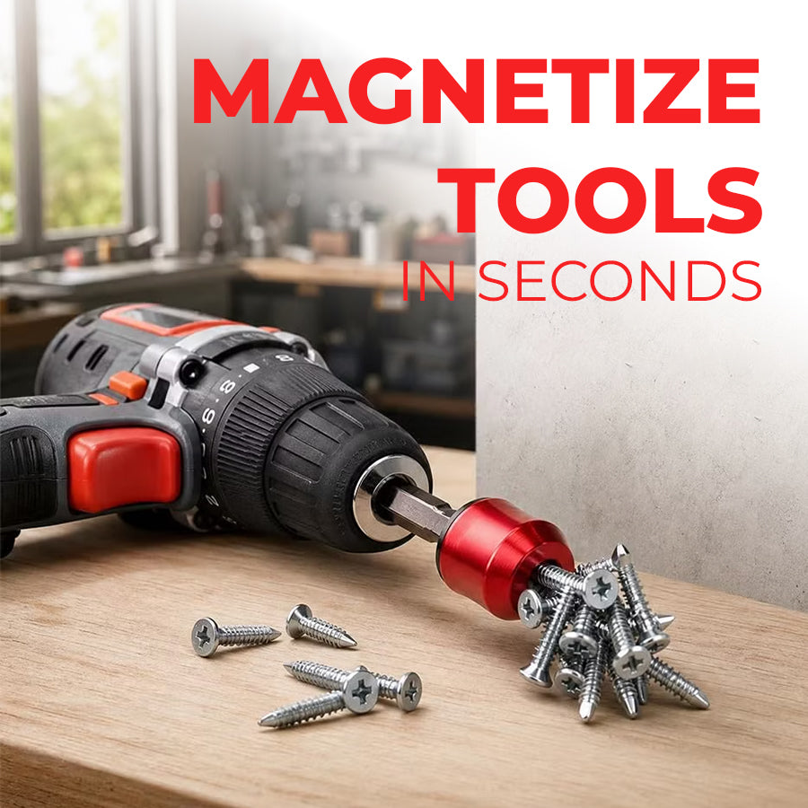 Stop Dropping Screws: 2-in-1 Instant Tool Magnetizer & Demagnetizer