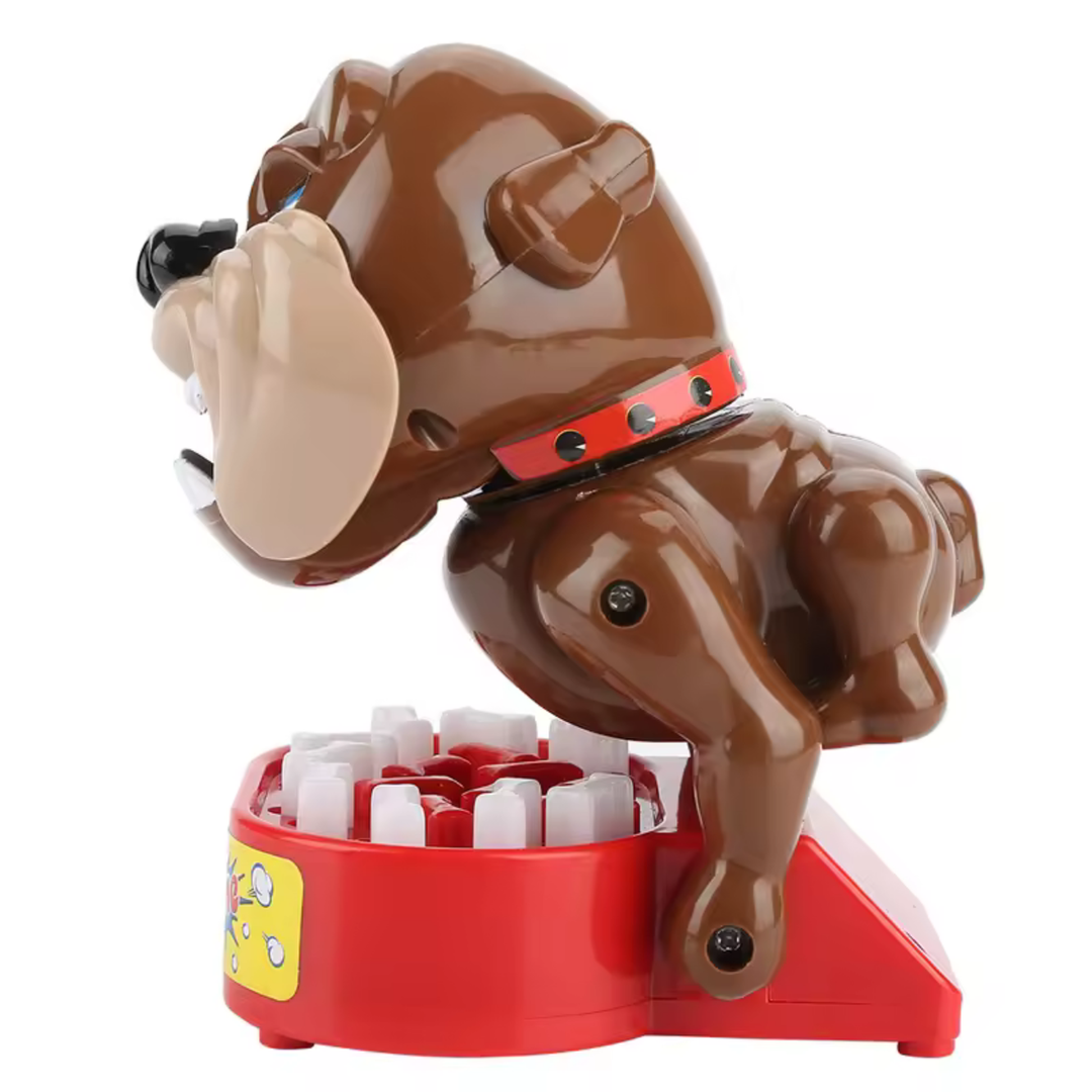 Bulldog Bite Challenge – side view on white