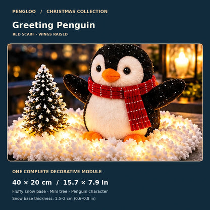 Pengloo™ Snowy Christmas Penguin Décor | Choose 1 or All 5