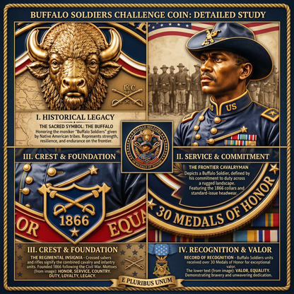 🐎 1866-2026 Buffalo Soldiers Commemorative Metal Medal - 160th Anniversary Limited