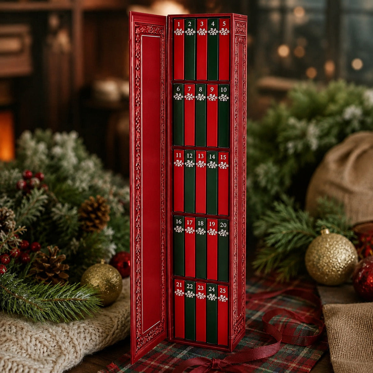 Christmas Tiny Book Ornament Advent Calendar