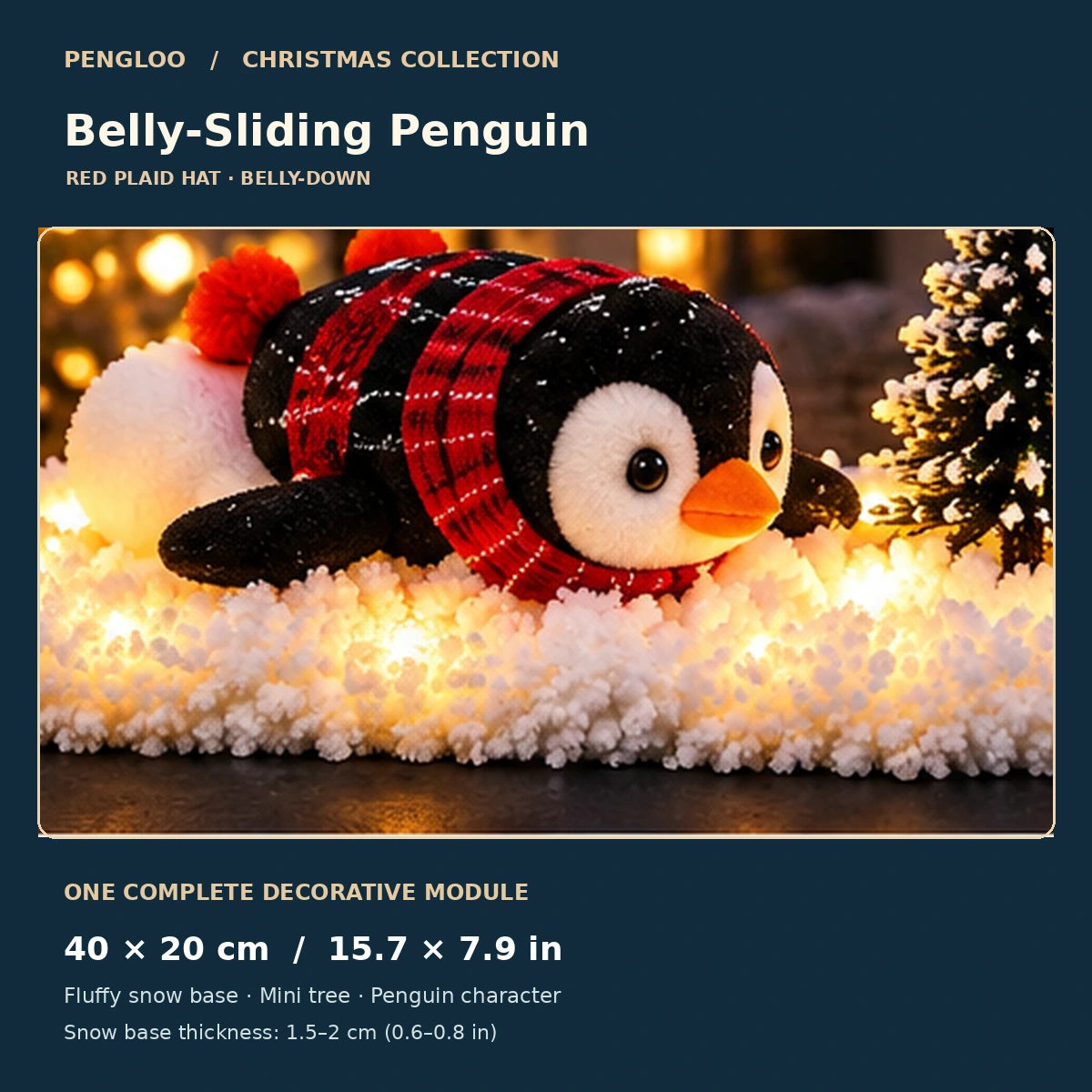 Pengloo™ Snowy Christmas Penguin Décor | Choose 1 or All 5