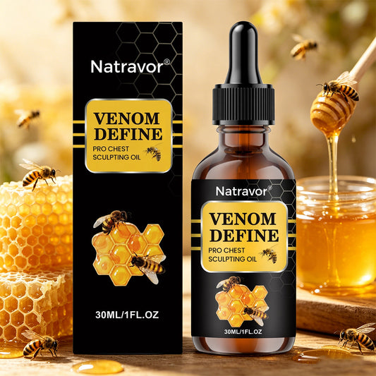 🔥 MEN’S CHEST-CONTOUR UPGRADE💪 Natravor® VenomDefine Pro Chest Sculpting Oil 🐝 Daily Bee Venom Support for a Firmer-Looking, More Defined Chest🔥