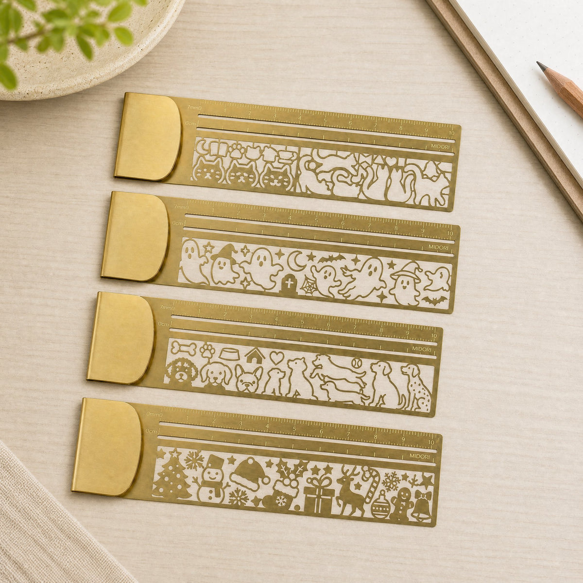 🔥Last Day 49% OFF 🐱✨ Cat Lover’s 2-in-1 Metal Bookmark Ruler