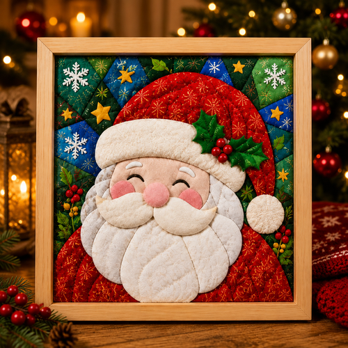 🔥2026 Xmas Sale - 🎄 Christmas Memory Fabric Art DIY Kit