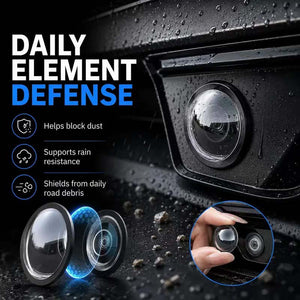 2 Pcs Mirror Shape 360 Panoramic Rearview Car Camera Lens Cover 🚗
