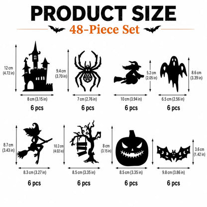 🎃Early Halloween Sale 49% OFF👻Halloween LED Silhouette Wall Light Stickers