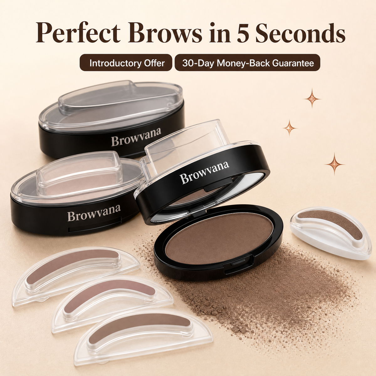 How to use the Browvana brow stamp step by step