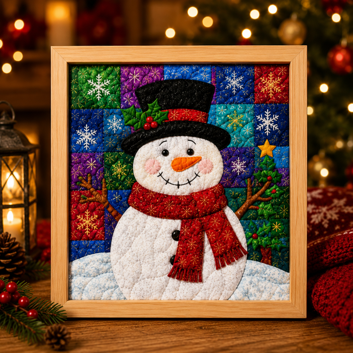 🔥2026 Xmas Sale - 🎄 Christmas Memory Fabric Art DIY Kit