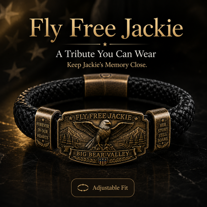 🦅 Fly-Free-Jackie Memorial Bracelet