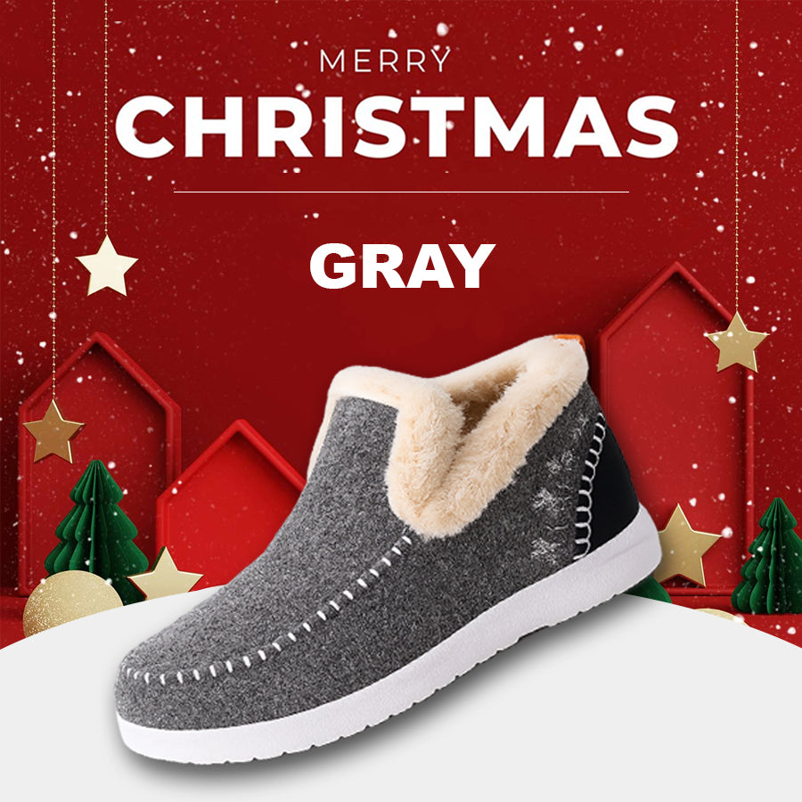 🎄Christmas Day Sale OFF🔥 - Kickly Orthopedic Fleece Slip-On Boots
