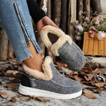 🎄Christmas Day Sale OFF🔥 - Kickly Orthopedic Fleece Slip-On Boots