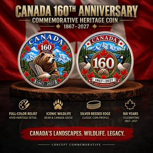 Canada 160th Anniversary Commemorative Heritage Coin
