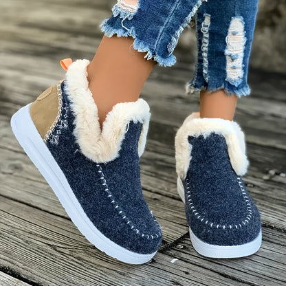 🎄Christmas Day Sale OFF🔥 - Kickly Orthopedic Fleece Slip-On Boots