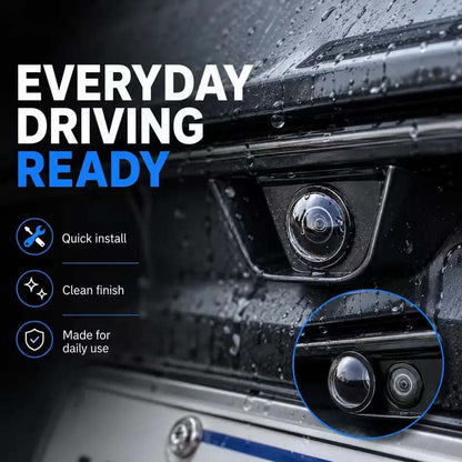 2 Pcs Mirror Shape 360 Panoramic Rearview Car Camera Lens Cover 🚗