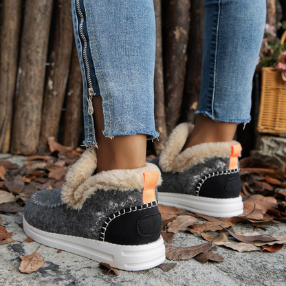 🎄Christmas Day Sale OFF🔥 - Kickly Orthopedic Fleece Slip-On Boots