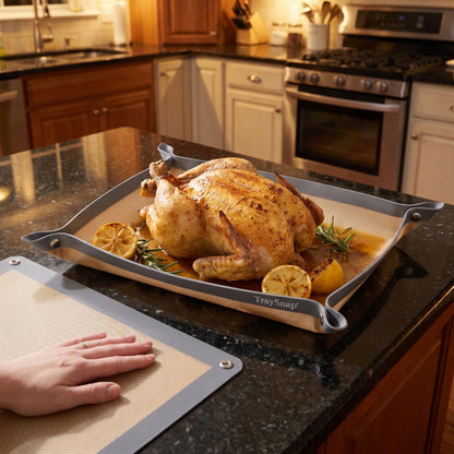 TraySnap™ Snap-Corner Baking Tray