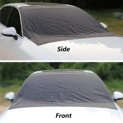 Windshield Anti-Snow & Anti-Frost Cover with Mirror Protection – Ready-to-Drive in Any Weather!