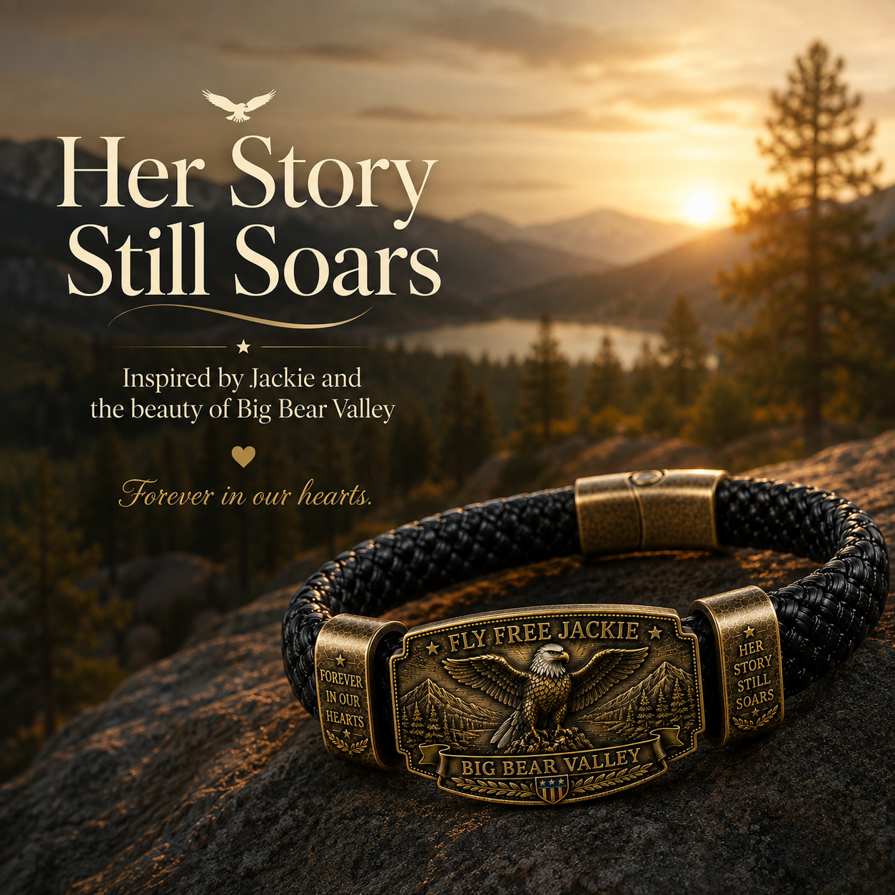 🦅 Fly-Free-Jackie Memorial Bracelet
