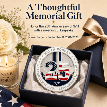 25th Anniversary "All Locations" Remembrance Pin (2001–2026)