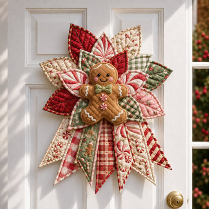 🎉 Holiday Celebration 49% OFF 🎄 – Festive Quilted Christmas Door Hanging DIY Sewing Kit