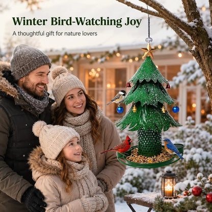 🌟HOT SALE🌟Christmas Tree Bird Feeder🎄Festive Backyard Holiday Decor