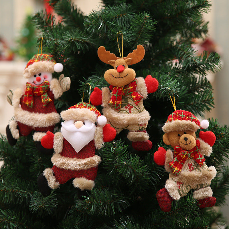 Dancing Christmas Friends Ornament Set(4PCS)