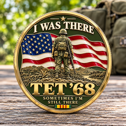🎁Last Day 60% OFF -  Was There — Tet ’68 “Forever Brothers” Vietnam Veteran Commemorative Coin