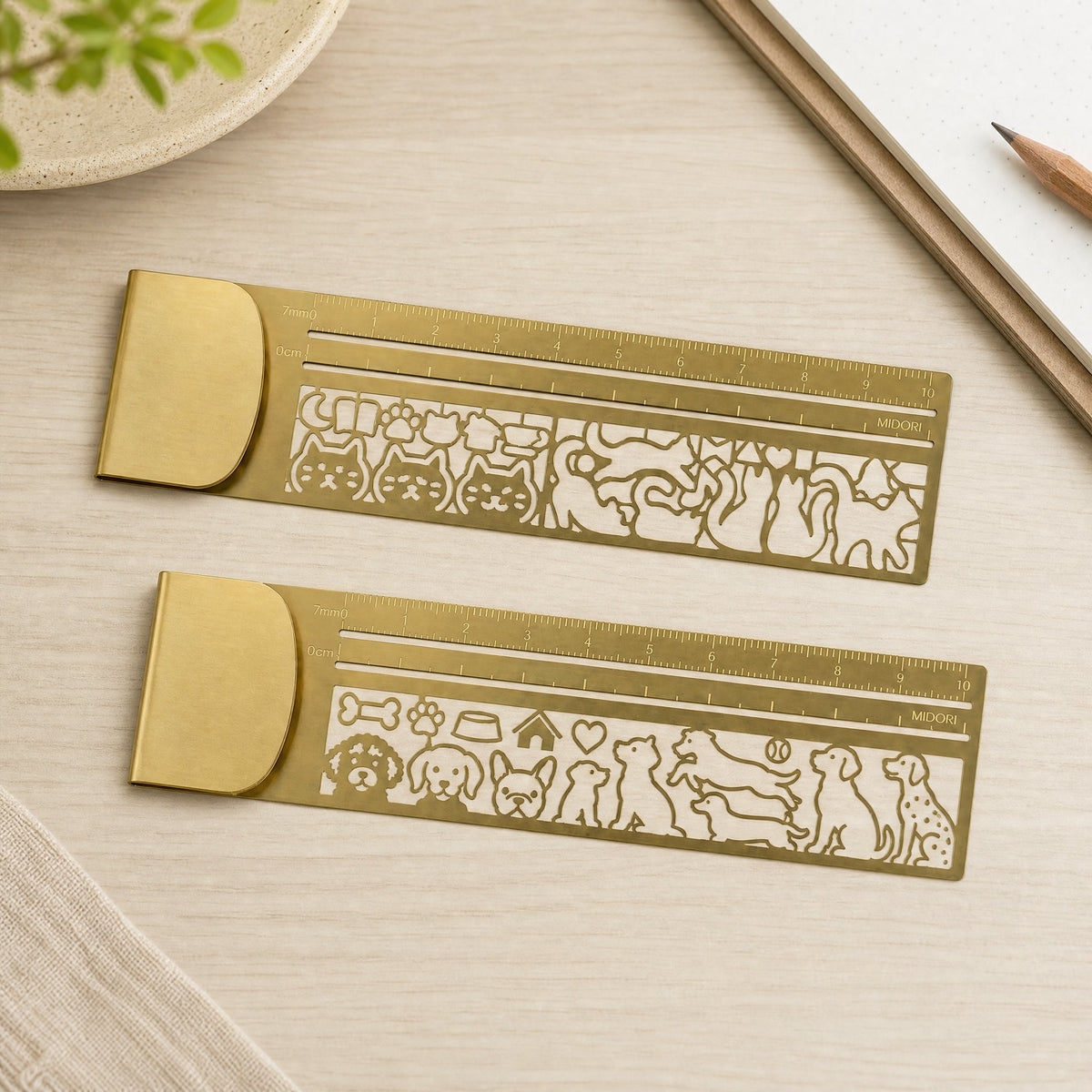 🔥Last Day 49% OFF 🐱✨ Cat Lover’s 2-in-1 Metal Bookmark Ruler