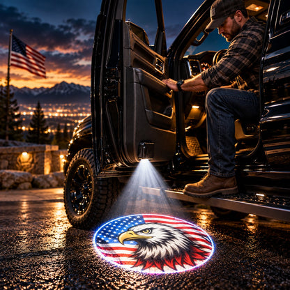 ✨ Wireless Car Door Logo Projector & Welcome Light