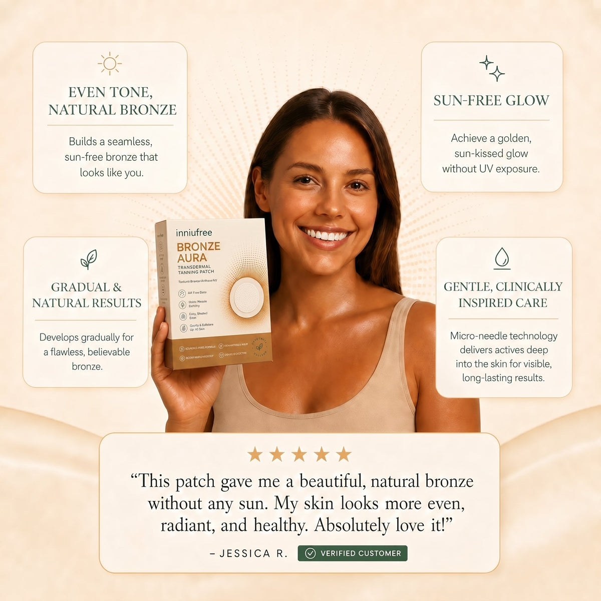 Inniufree™ Transdermal Tanning Patch