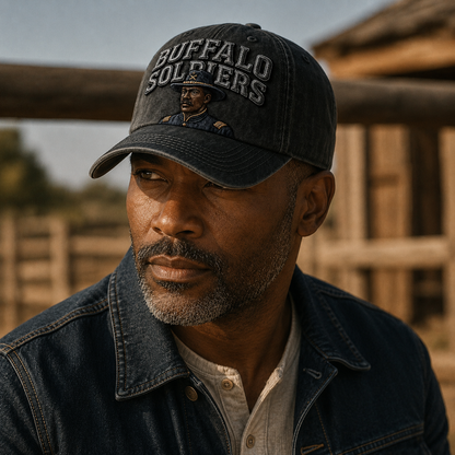 🐎 1866-2026 Buffalo Soldiers Legendary Heritage Embroidered Cap - 160th Anniversary Limited