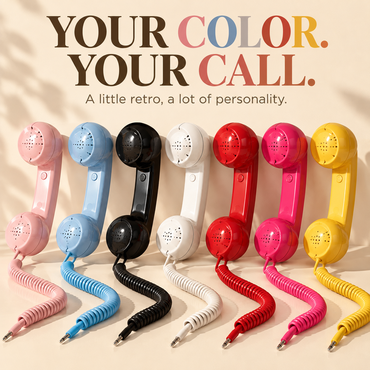 Ringlet Retro Phone Handset for Smartphones – Bring Back the ’80s