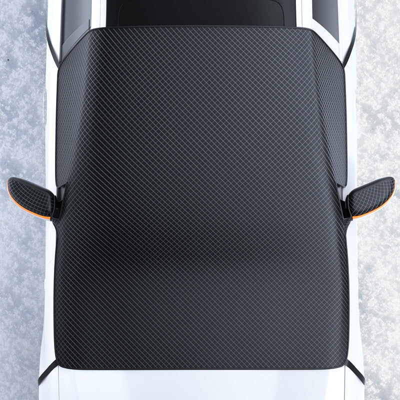 Windshield Anti-Snow & Anti-Frost Cover with Mirror Protection – Ready-to-Drive in Any Weather!