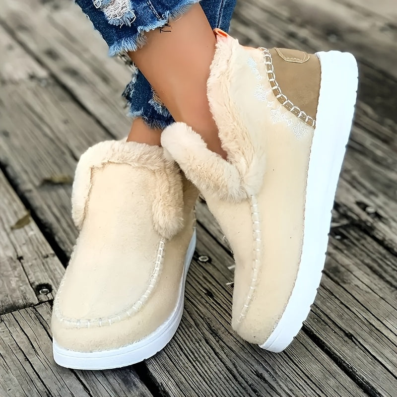 🎄Christmas Day Sale OFF🔥 - Kickly Orthopedic Fleece Slip-On Boots